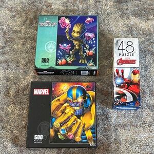 Marvel Puzzle Collection - Guardians, Thanos, Iron Man